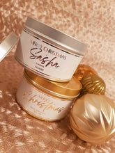 Load image into Gallery viewer, Personalised / Merry Christmas candle tins