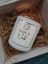 Load image into Gallery viewer, Rose &amp; Oud Scented Candle
